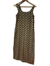 Load image into Gallery viewer, Black and Tan Print Dress