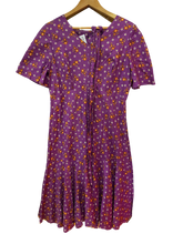 Load image into Gallery viewer, Purple Dress with Florals