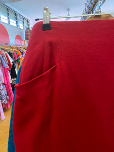 Red Pencil Skirt