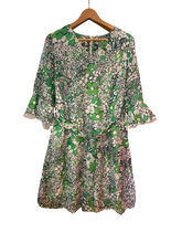 Load image into Gallery viewer, Green Floral Dress