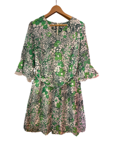 Green Floral Dress