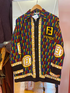 Colourful ’FE’ Button up