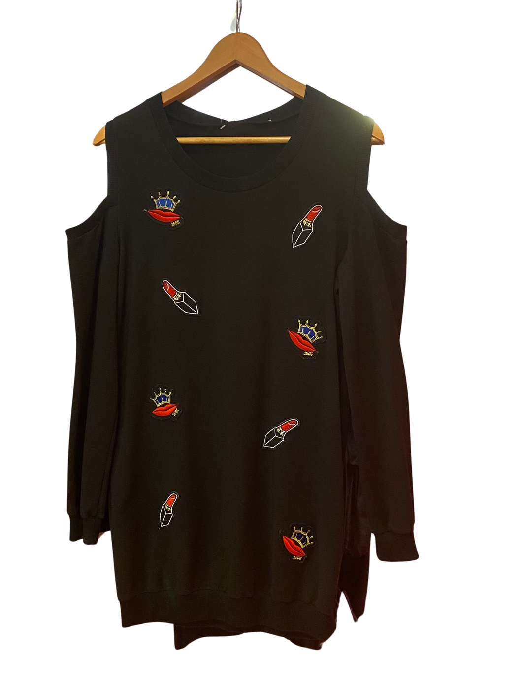 Jumper Dress with Patches