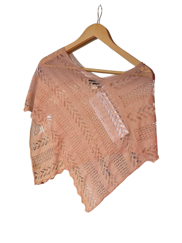 Pink Lace Shawl