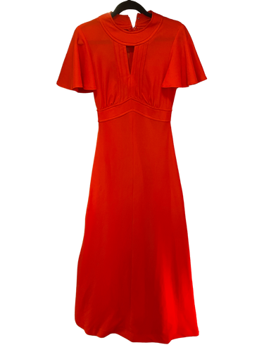 Long Red Evening Gown