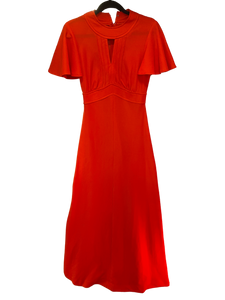 Long Red Evening Gown
