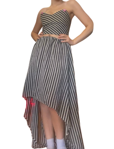 Striped Skirt and Top Set