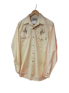 Cream Coloured Cowboy Style Button Up