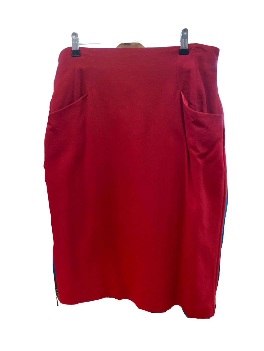 Red Pencil Skirt