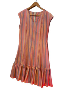 Striped Pink Tone Dress