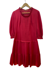 Red Dress with Ruffles