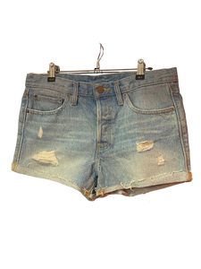 Distressed Denim Shorts