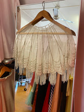 Load image into Gallery viewer, Sheer White Shawl with Beading