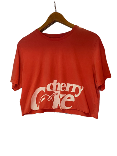 ‘Cherry Coke’ Cropped Shirt