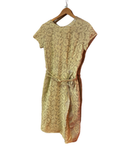 Load image into Gallery viewer, Khaki Leaf Pattern Dress