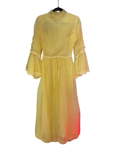 Long Yellow Evening Dress