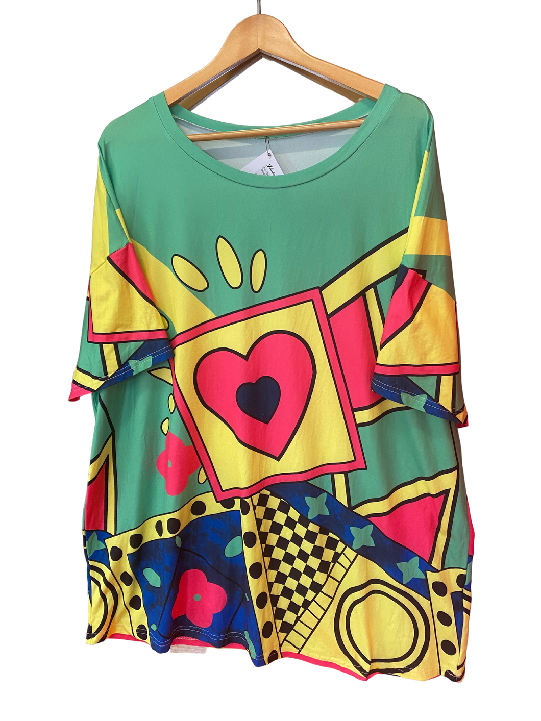 Colourful Patterned T-Shirt