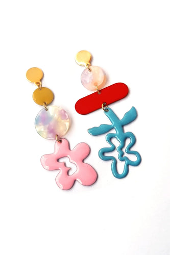 Middle Child Earrings - Oddly Enough - Pastel - COLLAB1122-001