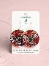 Load image into Gallery viewer, Strawflower/Waratah/Eucalyptus earrings by to the trees
