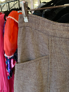 Brown Button Up Skirt