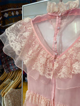 Load image into Gallery viewer, 70’s Pink Lace Dress
