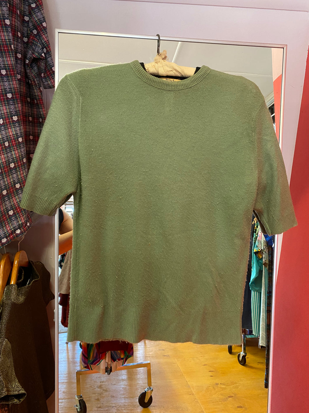 Green Knit Shirt