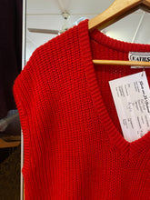 Load image into Gallery viewer, Sleeveless Red Jumper