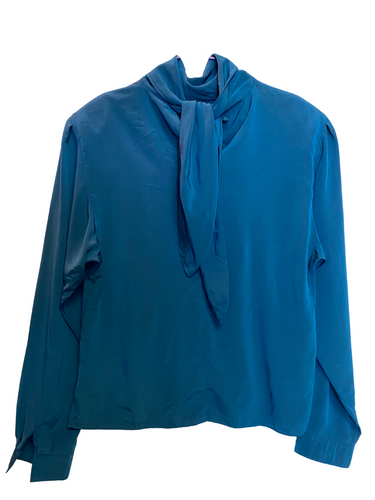 Teal Long sleeve blouse