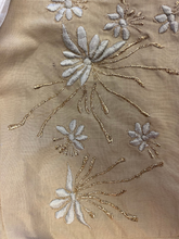 Load image into Gallery viewer, 80&#39;s Blouse with golden embroidered detail
