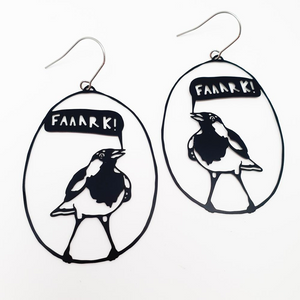 Faaark! Magpies in black by Denz
