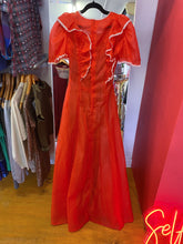 Load image into Gallery viewer, Red Dress with White Lace