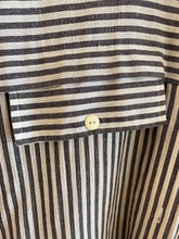 Load image into Gallery viewer, 80’s Striped Button Up Dress