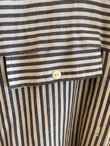 80’s Striped Button Up Dress