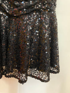 Black Sequin Party Dress