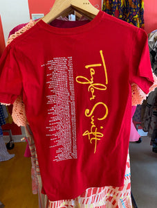 Red Taylor Swift Tour Shirt