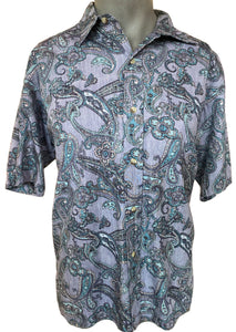 The Ono Blue Patterned Shirt