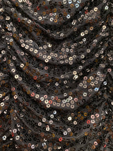 Load image into Gallery viewer, Black Sequin Party Dress