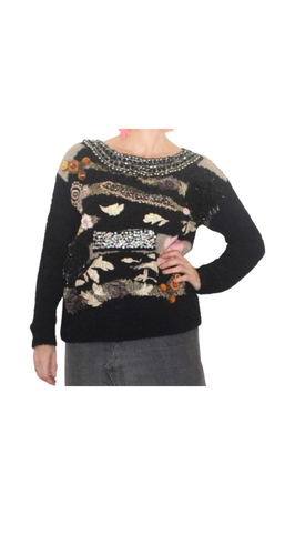 80’s Beaded Sweater