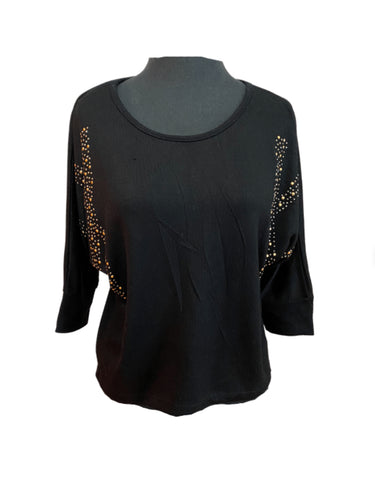 Bat Wing Black Shirt