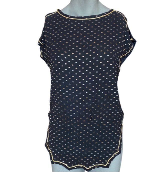 Silver and Gold Patterned Dress