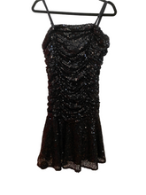 Load image into Gallery viewer, Black Sequin Party Dress