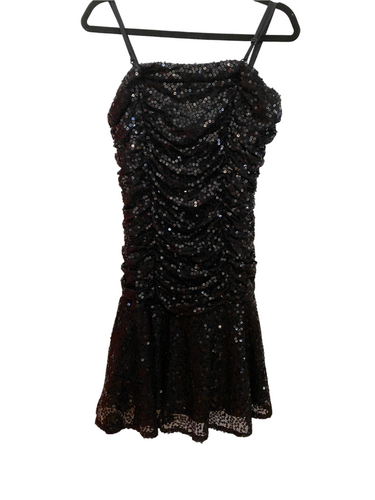 Black Sequin Party Dress