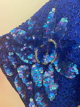 Load image into Gallery viewer, Blue Sparkly Beaded Shirt