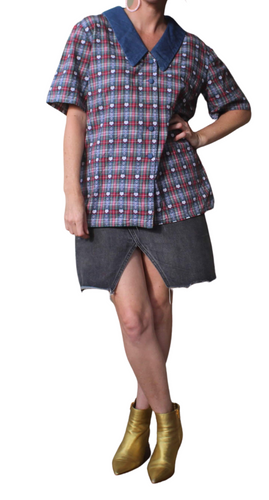 Plaid button up Shirt