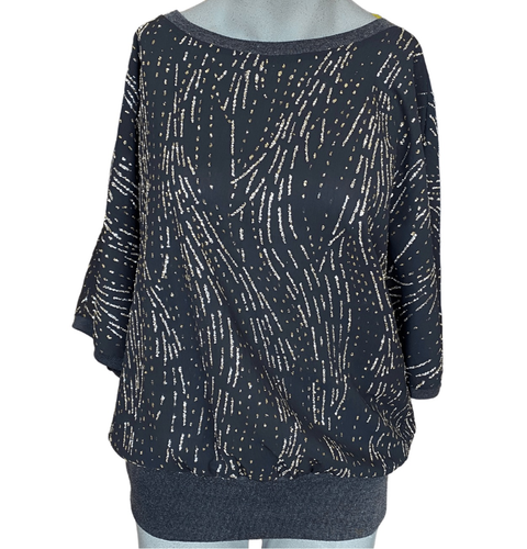 Black Shirt with Glitter