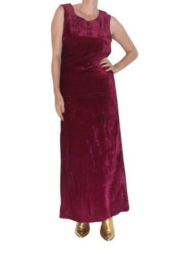 Burgundy Full Length Dress