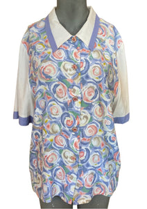 D.I.O Pale Multi Coloured Button up w/ Funky Buttons