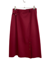 Load image into Gallery viewer, 90’s Burgundy Skirt