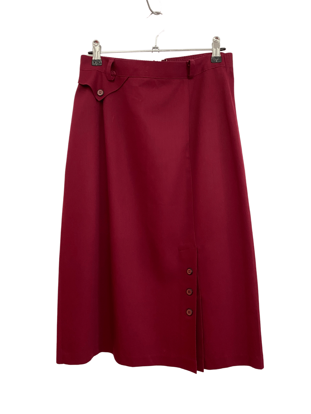 90’s Burgundy Skirt