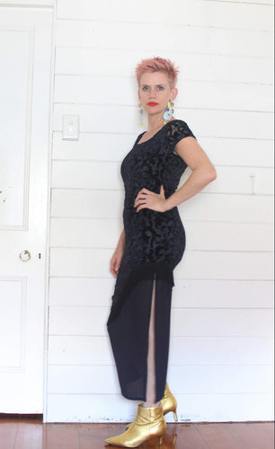 80’s Black Formal Dress